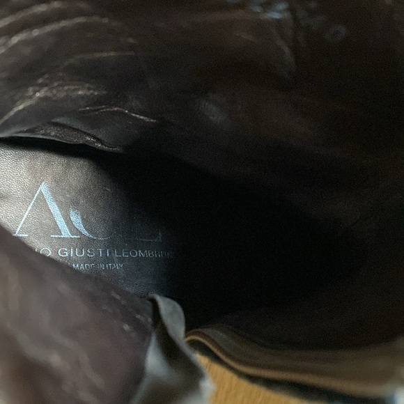 AGL Size 40 Womens‎ Size 10 Suede Pewter Gray Taupe Block Heel Bootie Neutral - Picture 15 of 15